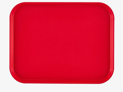 Picture of CAMBRO TRAY FAST FOOD W/H 13X17 (RED)