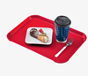 Picture of CAMBRO TRAY FAST FOOD W/H 13X17 (RED)