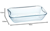 Picture of BOROSIL RECTANGULAR DISH 2.5L