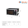 Picture of BAJ MICROWAVE 25LTR W/CONVECTION&GRILL