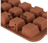 Picture of BAK CHOCOLATE MOULD SILICON - SQUARE W/KNOT