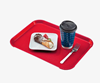 Picture of CAMBRO TRAY FAST FOOD 14X18 (RED)