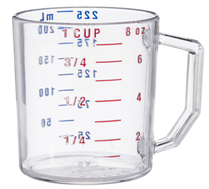 Picture of CAMBRO MEASURE CUP 1C 25MCCW