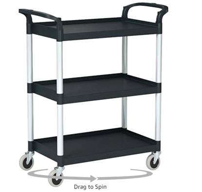 Picture of CAMBRO BUS CART KD (BLACK)