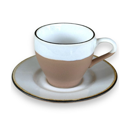 Picture of DN SW WABISABI WHITE CUP SAUCER 12P