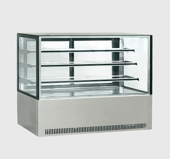 Picture of ELAN EDC 1200F3 - FLAT GLASS CAKE SHOWCASE 3 SHELV