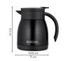 Picture of BOROSIL HYDRA TEAPOT FLASK 500ML BLACK