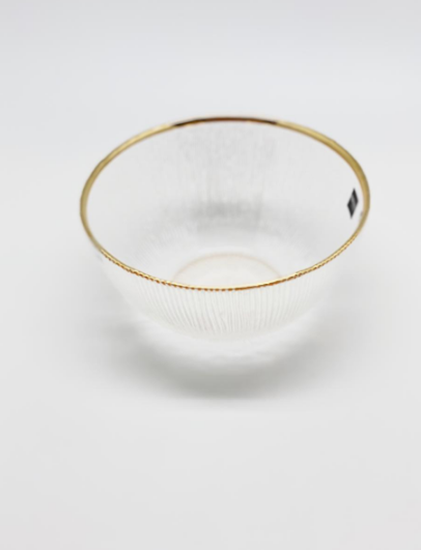 Picture of DN GOLD RIBBED BOWL 15CM