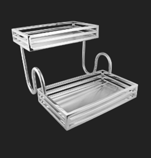 Picture of DESTELLER CUTLERY STAND U SHAPE 2TIER