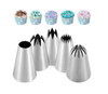 Picture of BAK ICING NOZZLE SET SS 6P CARD PACK