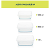 Picture of BOROSIL SQ DISH 1.6L W/LID