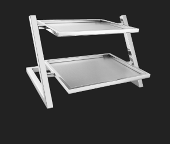 Picture of DESTELLER CUTLERY STAND PIPE L SHAPE FLAT 2TIER