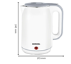 Picture of BOROSIL EVA COOL TOUCH KETTLE 1.8L