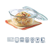 Picture of BOROSIL ROUND CASSEROLE FLAT W/LID 1.75L