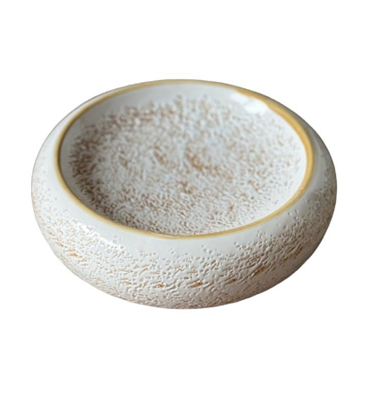 Picture of DN SW WHT / BROWN BOWL CP-42/01