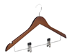 Picture of DLP HANGER W/ 2 CLIPS CHERRY WOOD DHGR0008-W