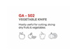 Picture of GLR CARTINI POPULAR VEG KNIFE