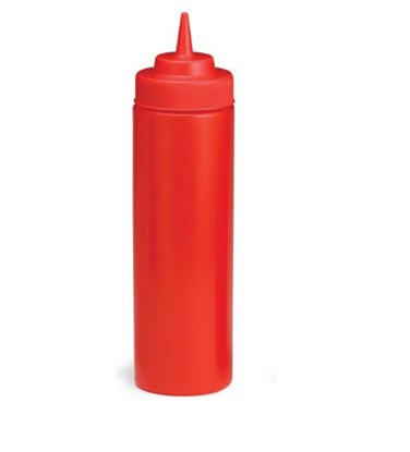 Picture of V4 SAUCE BOTTLE CURVED 12OZ (RED)