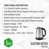 Picture of GCF ELECTRIC KETTLE 1.5L