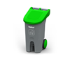 Picture of FLB ROL PEDAL BIN 120L GREEN