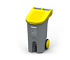 Picture of FLB ROL PEDAL BIN 70L YELLOW