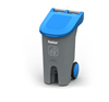 Picture of FLB ROL PEDAL BIN 70L BLUE