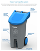 Picture of FLB ROL PEDAL BIN 70L BLUE