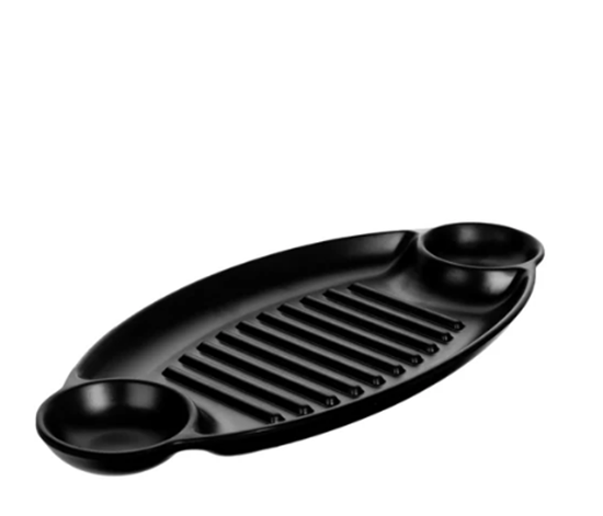 Picture of BLK SFT GRILLED PLATTER DOUBLE DIP