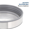 Picture of LEC GLASS JAR W/SCREW STEEL LID 900ML 3040