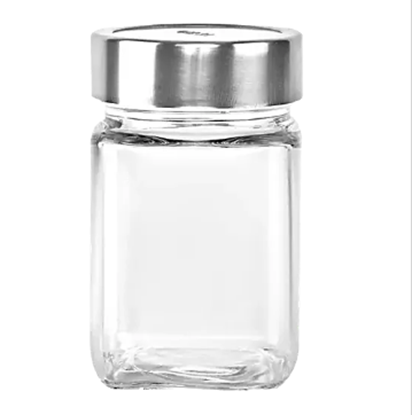 Picture of LEC GLASS JAR W/SCREW STEEL LID 300ML 3038