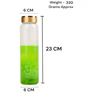 Picture of LEC GLASS BOTTLE CYRIC W/GOLD LID 500ML 3079