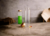 Picture of LEC GLASS BOTTLE 2P CYRIC W/GOLD LID 1L 3116