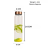 Picture of LEC GLASS BOTTLE ZOE W/COPPER LID 500ML 3080