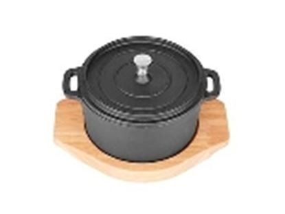 Picture of CHAFFEX CAST IRON 8053 ROUND CASSROLE W/LID 10CM