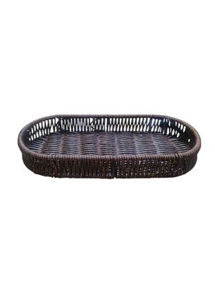 Picture of MOSC POLY CUTLERY BASKET OVAL 24X9X4CM (ANTIQUE)