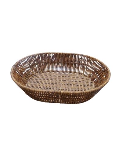 Picture of MOSC POLY BASKET OVAL 28X20CM (ANTIQUE)