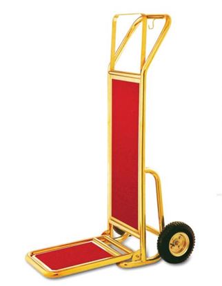 Picture of HK LUGGAGE TROLLEY L TYPE GOLD