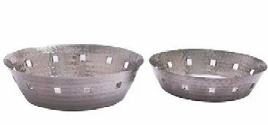 Picture of TRI BREAD BASKET ROUND HAMMR 22X12CM