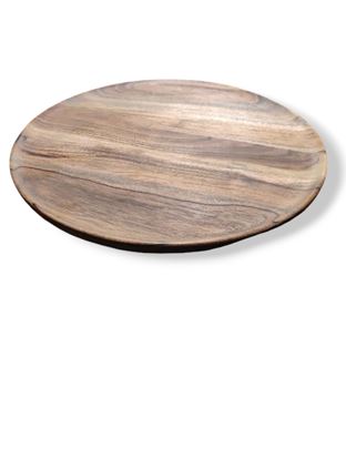 Picture of SHL WOOD ROUND PLATTER 8 1552A