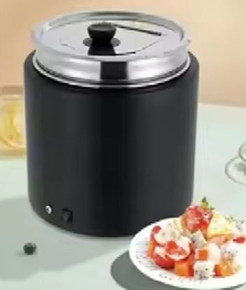 Picture of CHAFFEX SOUP TUREEN STRAIGHT LINE (BLACK)