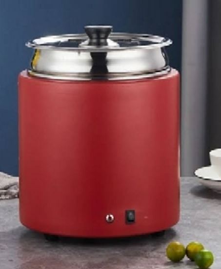 Picture of CHAFFEX SOUP TUREEN STRAIGHT LINE (RED)