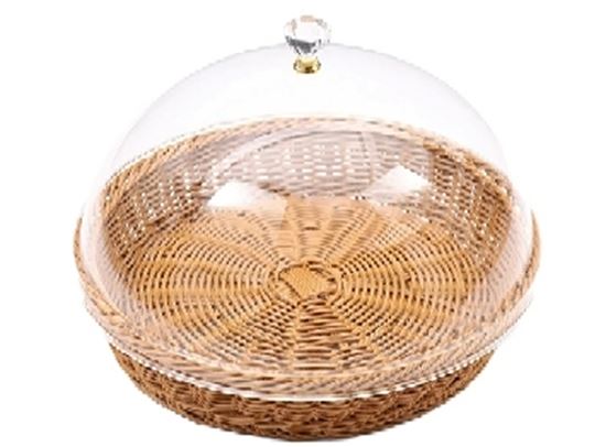 Picture of MOSC POLY BASKET W/COVER ROUND 29CM