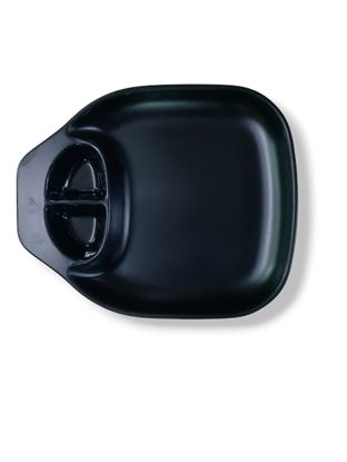 Picture of BLK GP SQ PLATTER DOUBLE DIP P205