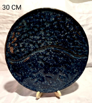 Picture of CC STUDIO BLUE PIZZA PLATE BIG 30CM