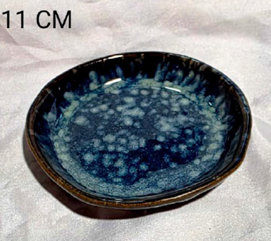 Picture of CC STUDIO BLUE FRUIT SAUCER 11CM