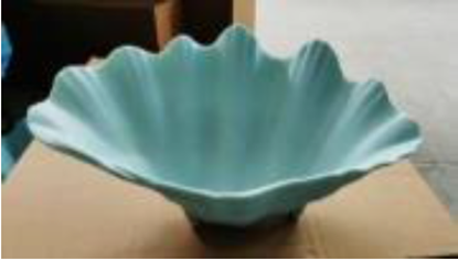 Picture of HNH ML DUAL MINT GREEN SHELL BOWL