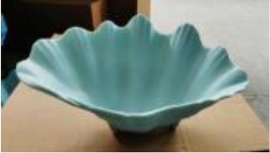 Picture of HNH ML DUAL MINT GREEN SHELL BOWL