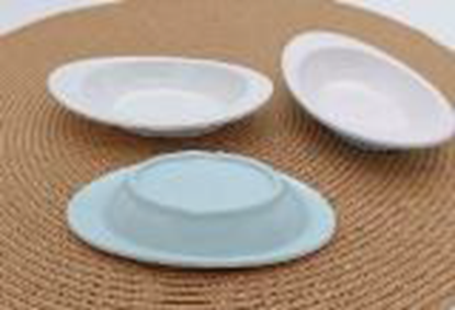Picture of HNH ML DUAL SKY BLUE OVAL DISH MINI 5.2X3