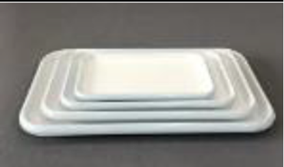 Picture of HNH ML DUAL SKY BLUE RECT PLATTER 10.5X5