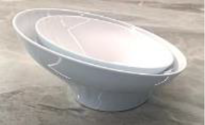 Picture of HNH ML DUAL TAPER SALAD BOWL 9 SKY BLUE